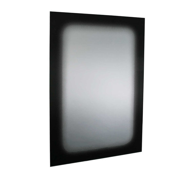 Oglindă de perete Negru (90 X 60 x 1 cm)