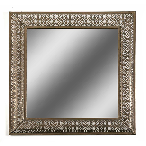 Oglindă de perete Metal (80 X 80 x 4 cm)