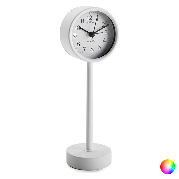 Ceas-Deșteptător Metal (6,6 x 22,5 x 7,6 cm) - Culoare Argintiu