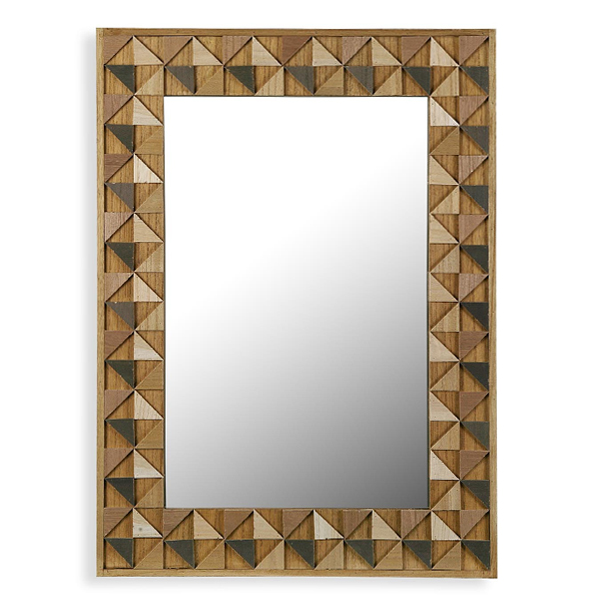 Oglindă de perete Lemn (54 X 74 x 1 cm)