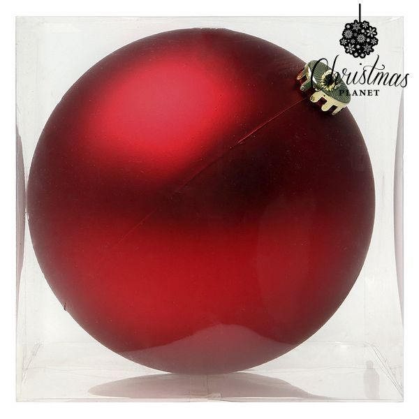 Glob de Crăciun Christmas Planet 8828 15 cm Geam Roșu