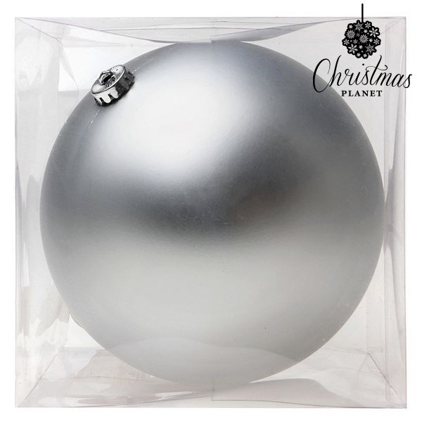 Glob de Crăciun Christmas Planet 8835 15 cm Geam Argintiu