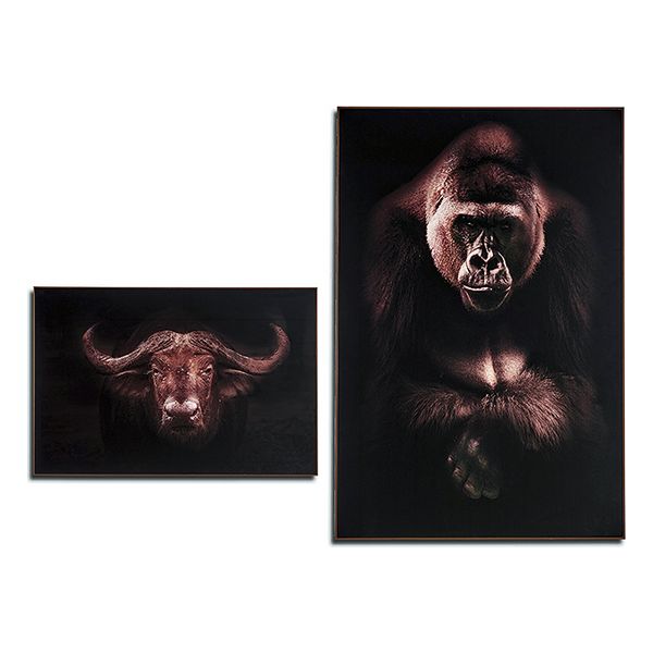 Tablou Buffalo - Gorilla Cupru MDF (3 x 121,5 x 81,5 cm)