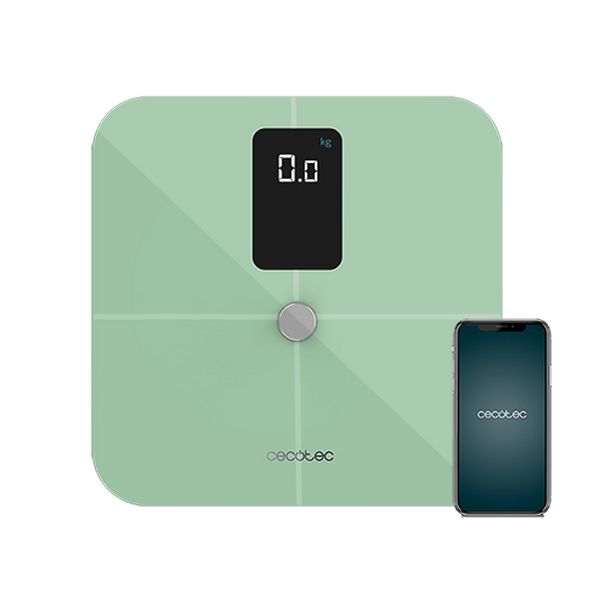 Cântar Digital de Baie Cecotec Surface Precision 10400 Smart Healthy Vision Verde